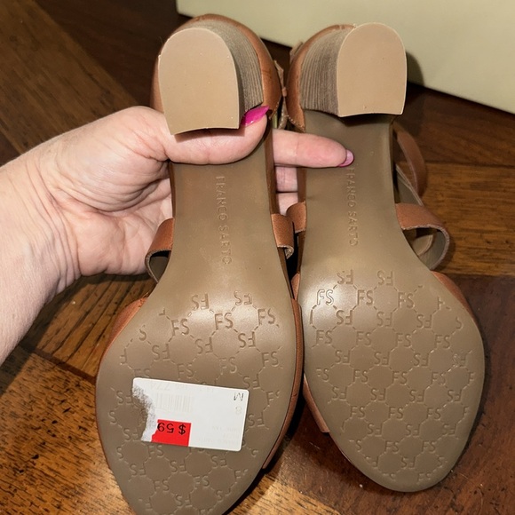 Women’s size 8 Franco Sarto chunk 3in heels-new- never worn - Picture 5 of 5
